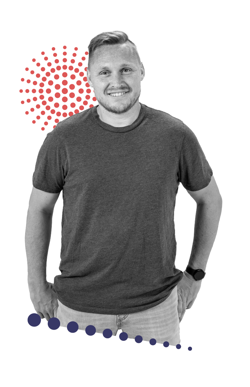 Zach, CEO at Pixel Labs, smiling and ready to deliver social-first marketing and creative services.